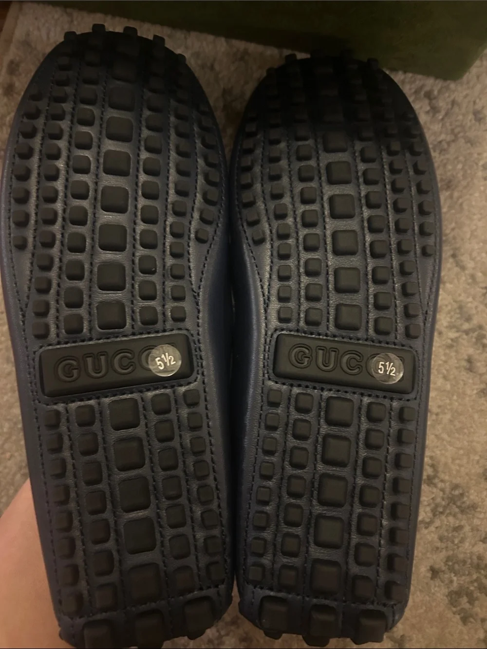 Gucci Interlocking G Logo Driving Loafer 730148